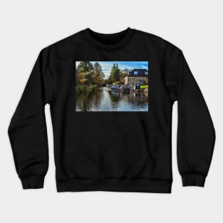 Hungerford Town Wharf And Lock Crewneck Sweatshirt